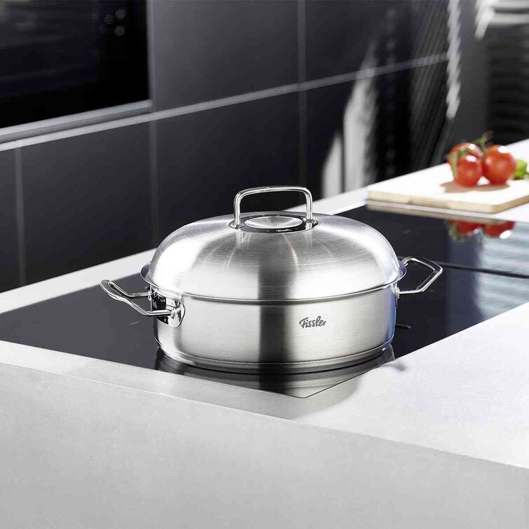 Fissler PureProfi Collection Stainless Steel Roaster/Dutch Oven With